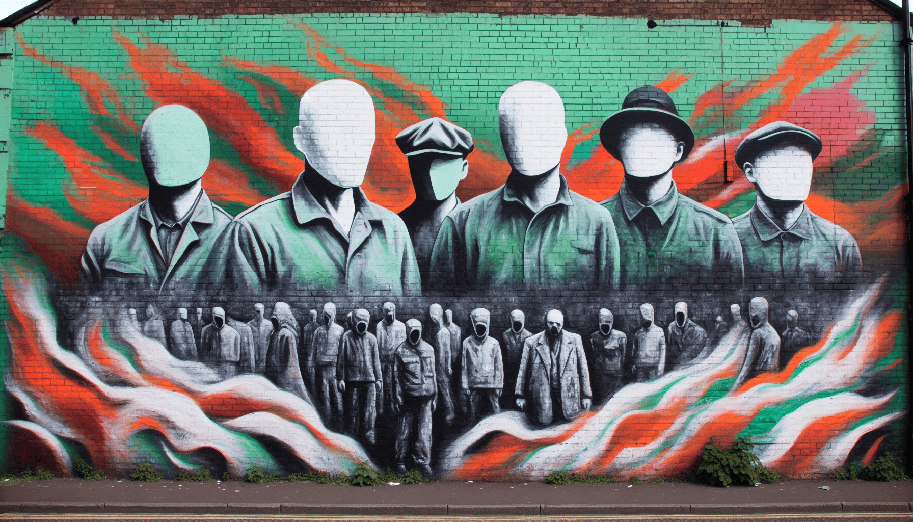 Murals on the Falls Road