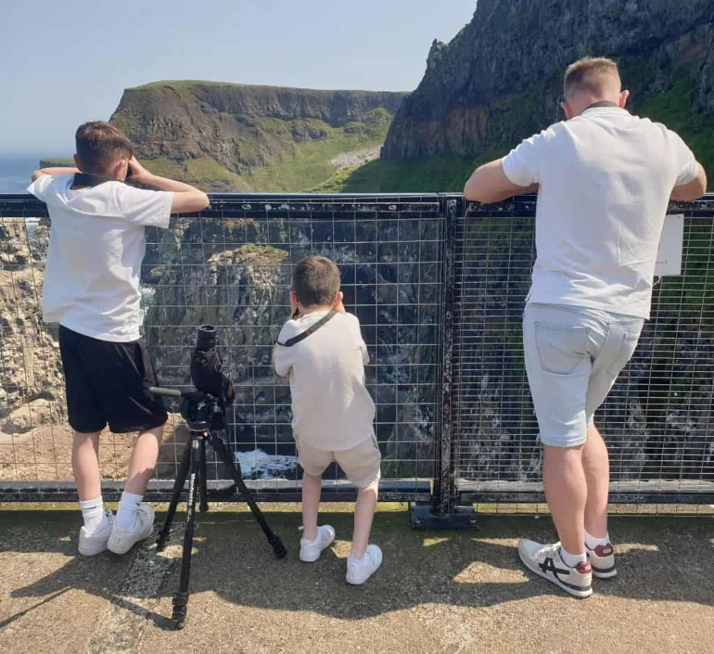 Bird watching from Rathlin Island’s West Lighthouse