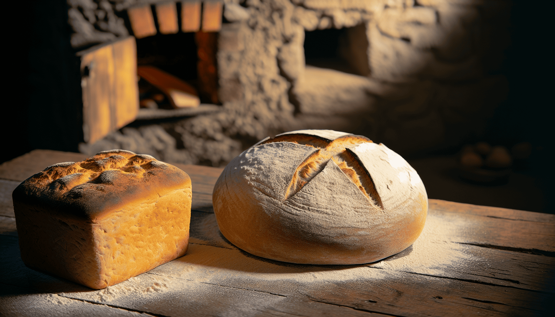 Soda Bread and Potato Bread